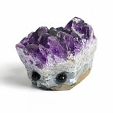 Whimsical Handmade Crystal Creatures -  Amethyst Cluster - Auratract